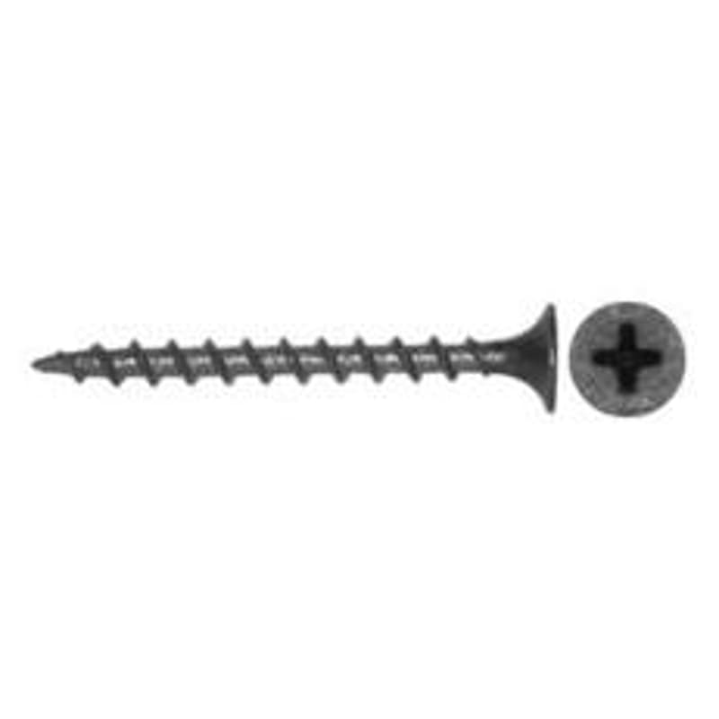 Reliable RzR Series DSC6114M1 Screw, 1-1/4 in L, Coarse, Full Thread, Flat Head, Phillips Drive, Type W Point, Steel, 1000/BX – image 1