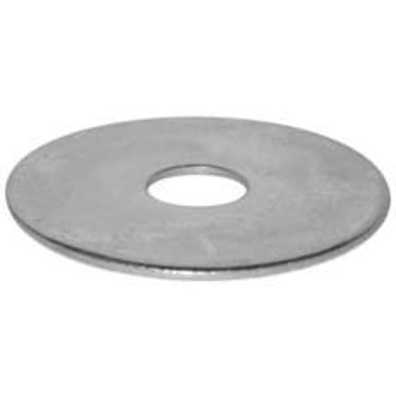 Reliable FWZ516VP Fender Washer, 23/64 in ID, 1-17/32 in OD, 5/64 in Thick, Steel, Zinc, 75/BX – image 1