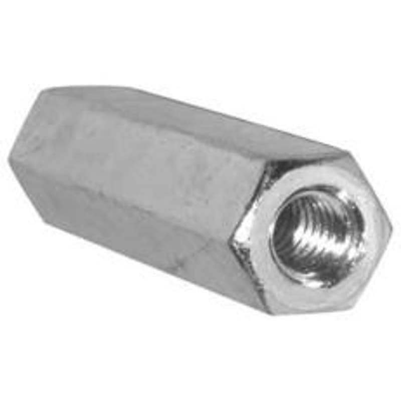 Reliable CNZ12MR Coupling Nut, UNC-UNF Thread, 1/2-13 Thread, Steel, Zinc – image 1