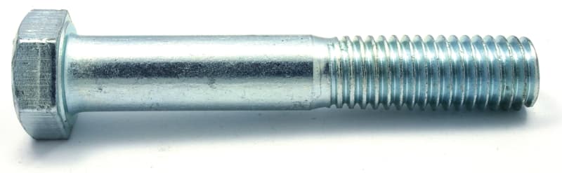 Reliable HC2Z14114L Hex Bolt, 1/4-20 Thread, 1-1/4 in OAL, 2 Grade, Steel, Zinc, Coarse, Partial Thread, 50/BX – image 1