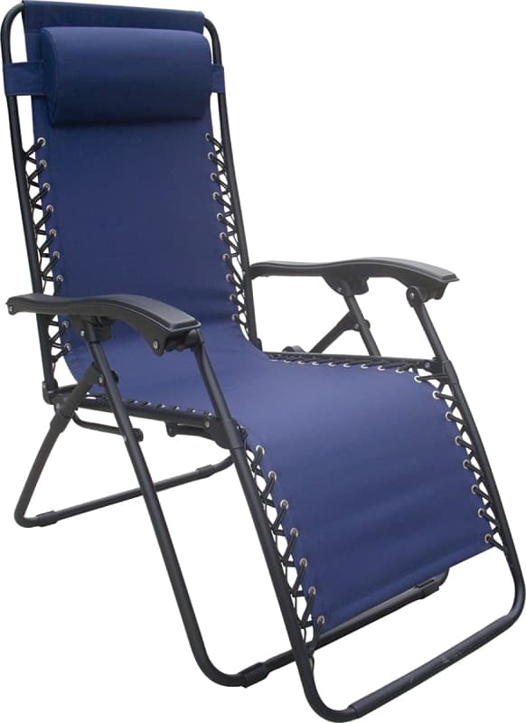 Seasonal Trends F5325O-1BKOX60 Relaxer Chair, 25.6 in W, 63 in D, 43.3 in H, 250 Ibs Capacity – image 1