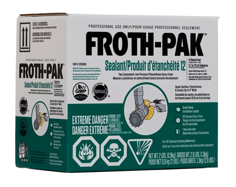 Froth-Pak 12030015 Foam Sealant Kit, 16.8 lb – image 1