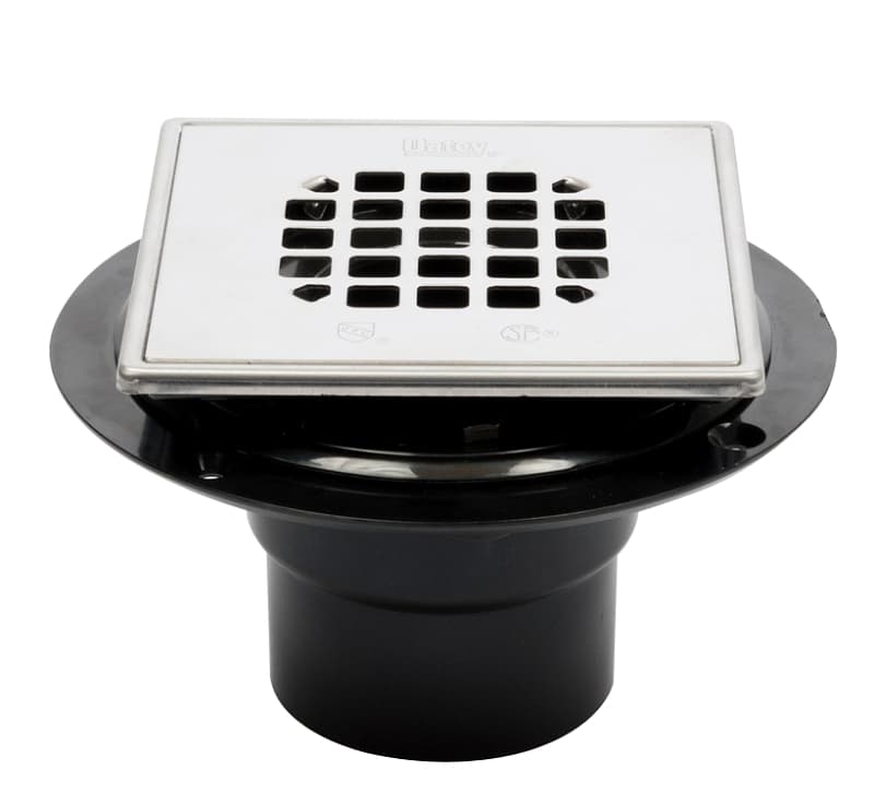 Oatey 42265 Shower Drain, ABS, Polished Stainless Steel – image 1