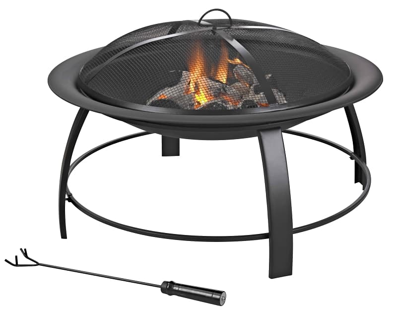 Seasonal Trends KLF-150031 Fire Pit, 30 in OAW, 30 in OAD, 19 in OAH, Round, Steel – image 1