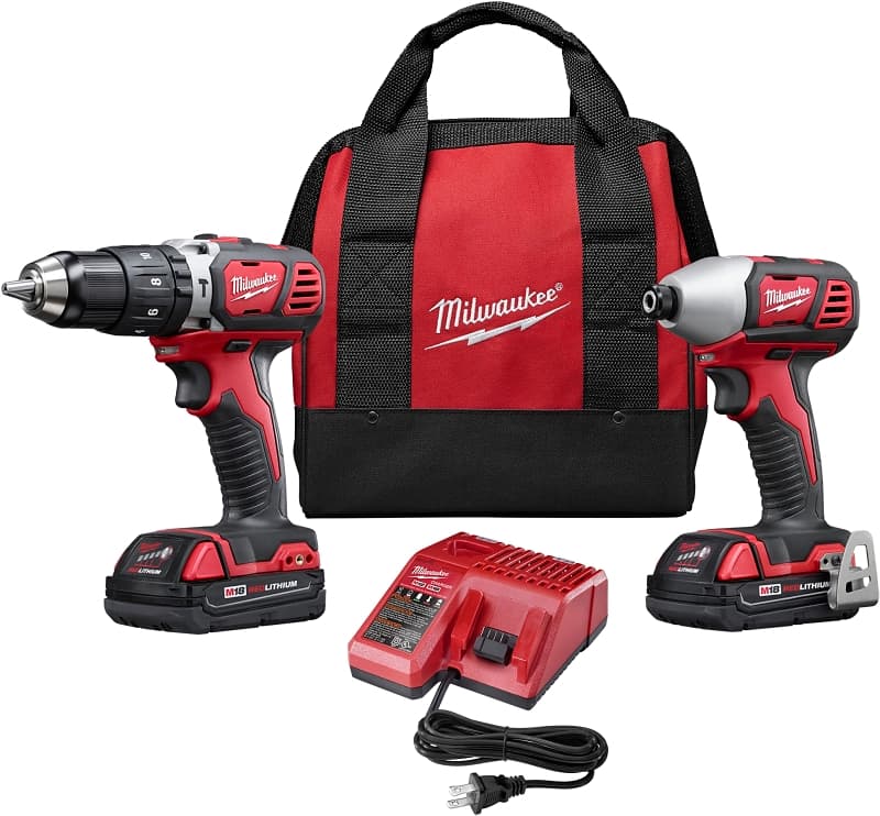 Milwaukee 2697-22CT 2-Tool Combination Kit, Battery Included, 18 V, 2-Tool, Lithium-Ion Battery – image 1