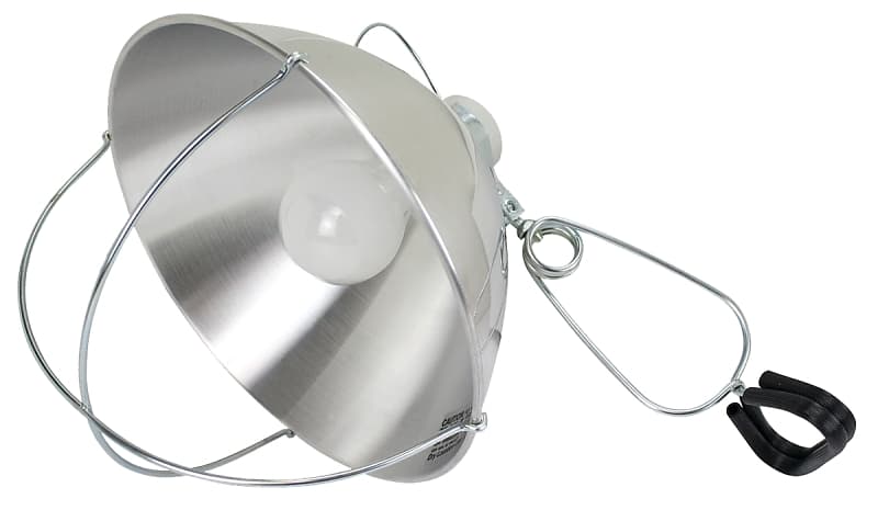 PowerZone 80600 Brooder Lamp, Plug In Power Supplies, Clamp Lights Lamp, Silver – image 1