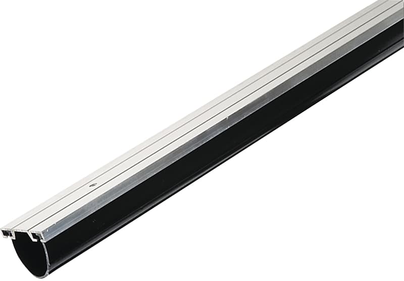 Climaloc CF21079 Weatherstrip Seal, 1 in W, 9 ft L, Aluminum/Vinyl, Black – image 1