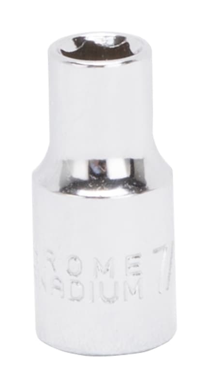 Vulcan MT6482251 Drive Socket, 7/32 in Socket, 1/4 in Drive, 6-Point, Chrome Vanadium Steel, Chrome – image 1