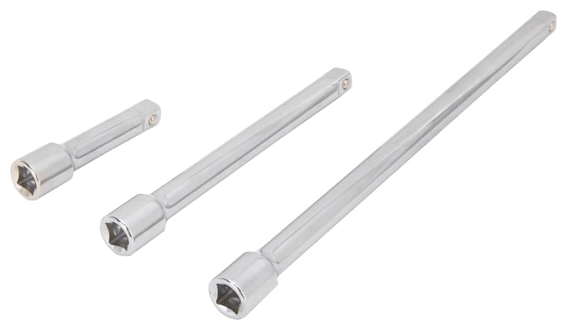 Vulcan TS-3PC-EB3/8 Extension Bar Set, 3 in L, Chrome – image 1