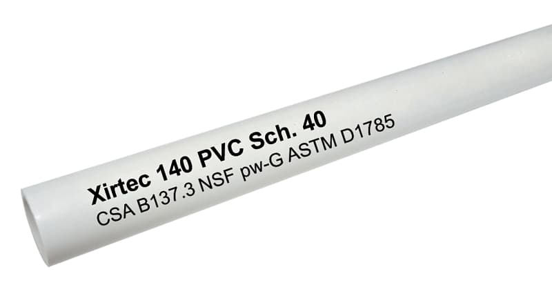 IPEX 022749 Pipe, 3/4 in, 10 ft L, SCH 40 Schedule, White – image 1