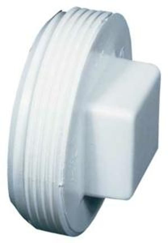 IPEX 040924 Cleanout Plug, 4 in, MPT, PVC – image 1