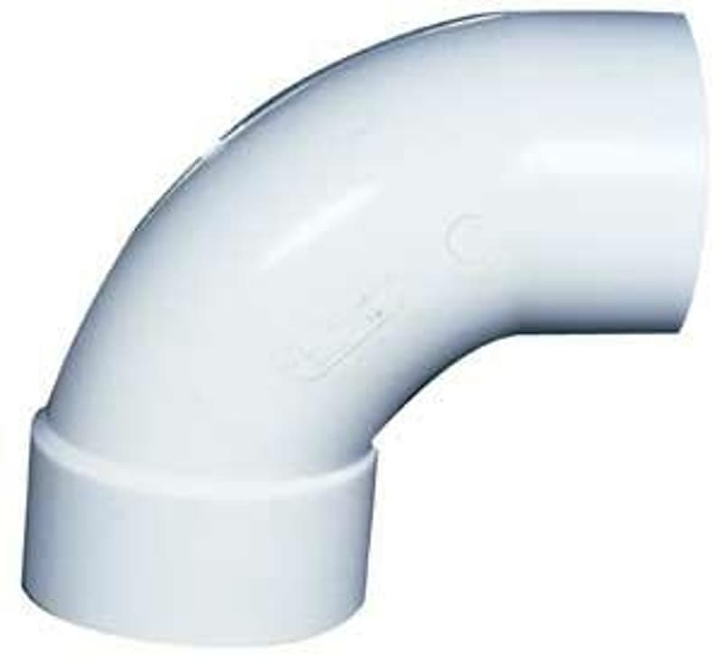 IPEX 040234 Pipe Elbow, 4 in, Hub x Spigot, 90 deg Angle, PVC – image 1