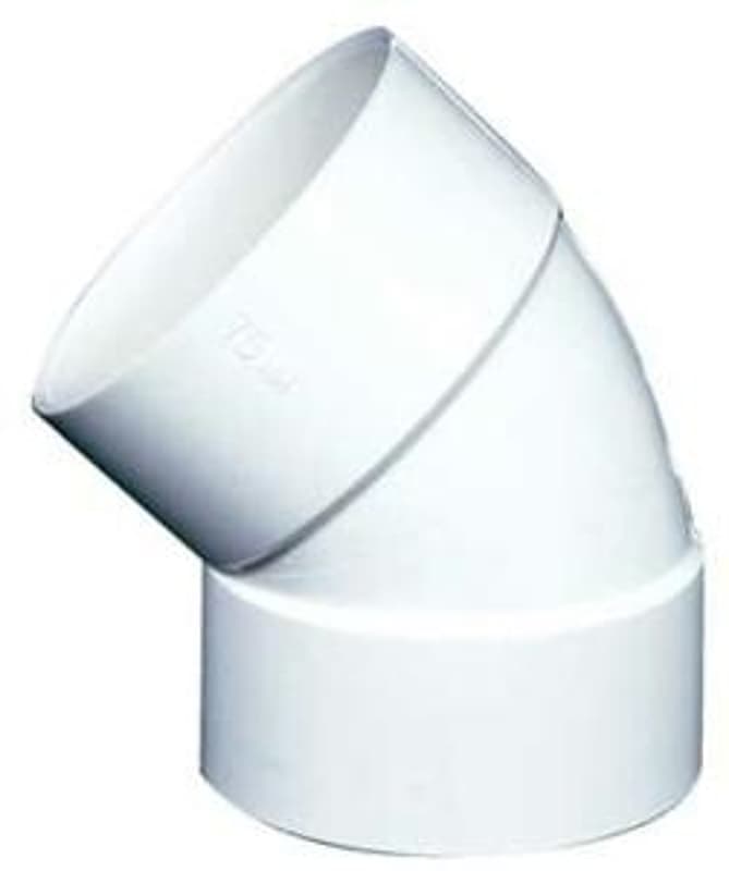 IPEX 040502 Pipe Elbow, 3 in, Hub, 45 deg Angle, PVC – image 1