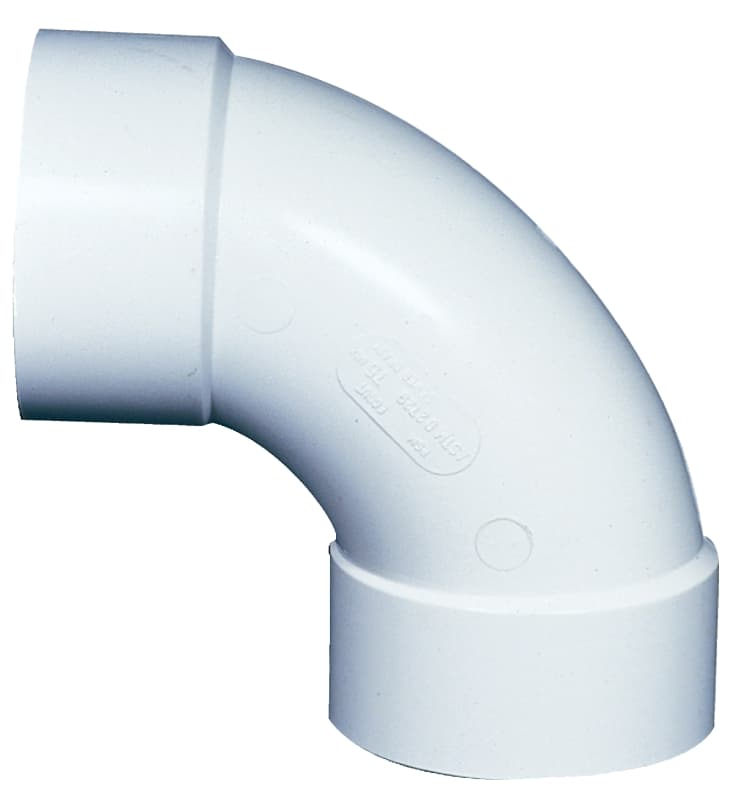 IPEX 040214 Pipe Elbow, 4 in, Hub, 90 deg Angle, PVC – image 1