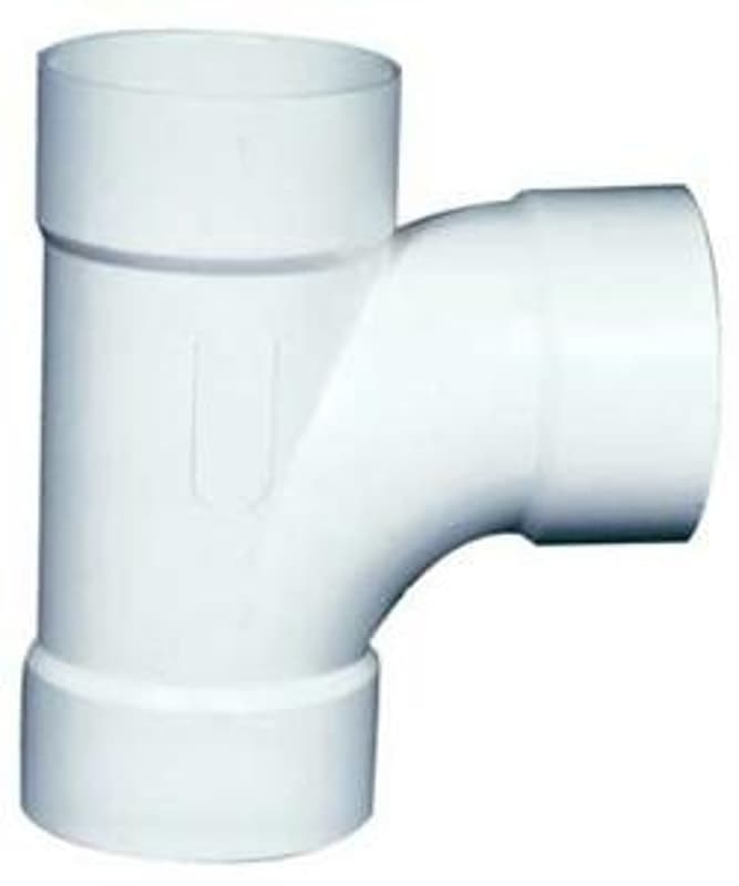 IPEX 040156 Pipe Tee Wye, 4 in, Hub, PVC – image 1