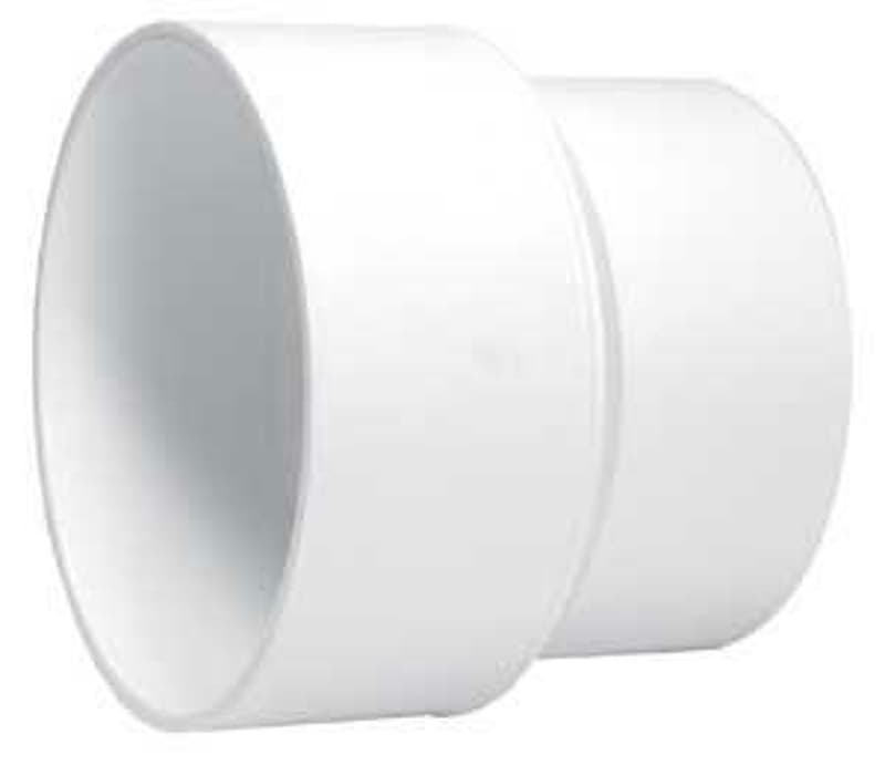 IPEX 040655 Sewer and Drain Coupling, 4 x 3 in, Hub, PVC – image 1