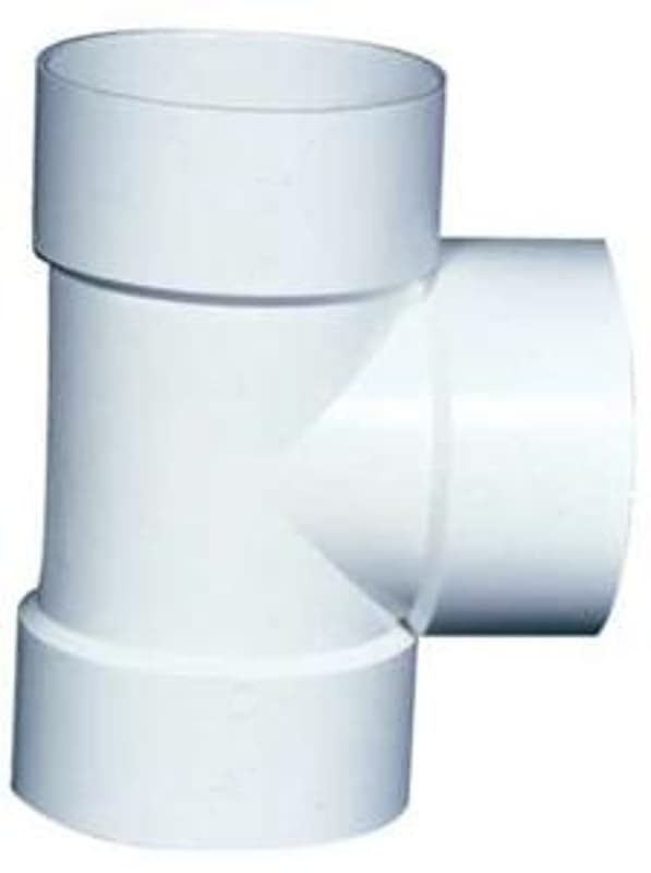IPEX 040104 Pipe Tee, 4 in, Hub, PVC – image 1