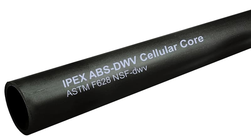 IPEX 079143 Pipe, 4 in, 12 ft L, SCH 40 Schedule, ABS – image 1