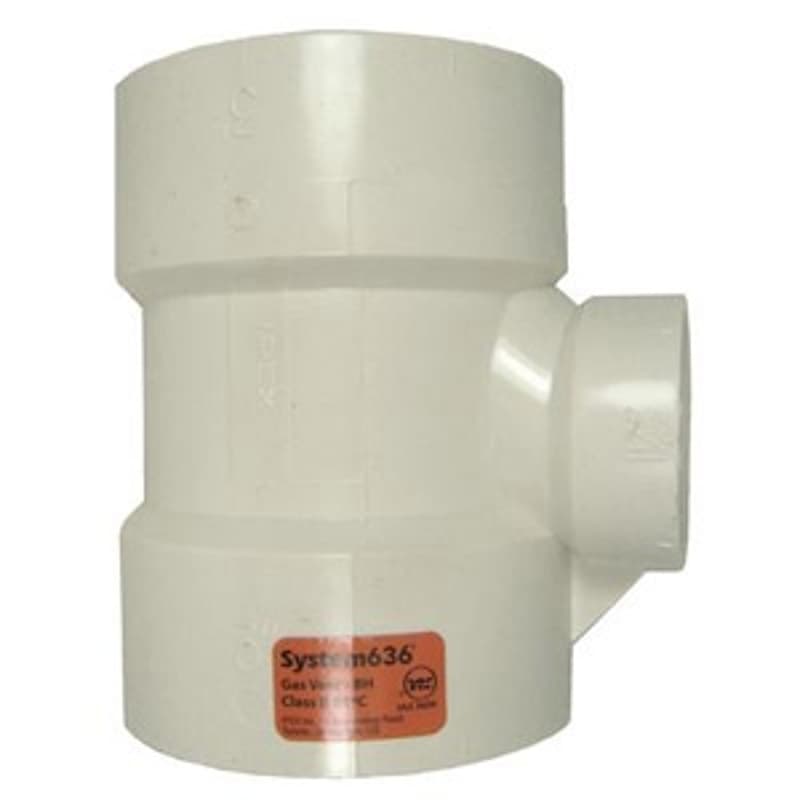 IPEX System 636 296082 Pipe Tee, 2 in, Hub, PVC – image 1