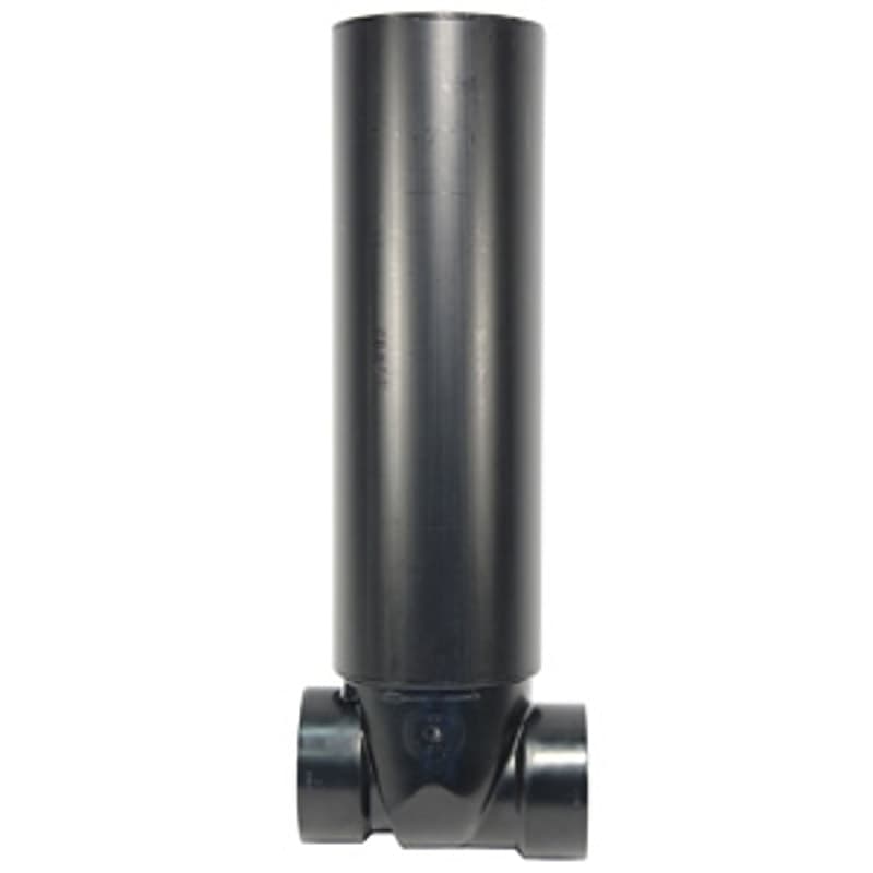 IPEX 17014 Backwater Valve with Sleeve, 3 in, Hub x Hub x FPT, ABS Body – image 1