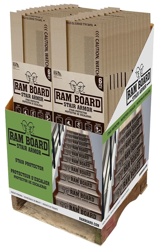Ram Board Stair Armor RBSA 36-FR/EN Stair Protector, 19 in L, 34 in W – image 1