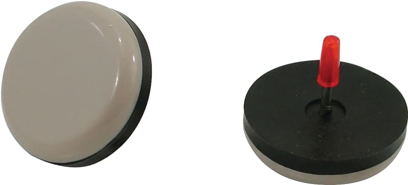 Shepherd Hardware 9469 Furniture Pad, Polyethylene, Black/Tan, 8/PK – image 1