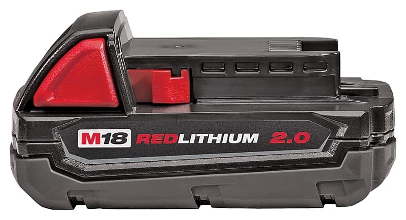 Milwaukee 48-11-1820 Rechargeable Battery Pack, 18 V Battery, 2 Ah, 1 hr Charging – image 1