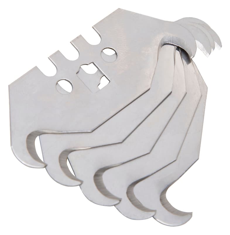 Vulcan JL-BD-01 Hook Knife Blade, 2 in L, SK5 Steel, Single Edge, 2-Point – image 1