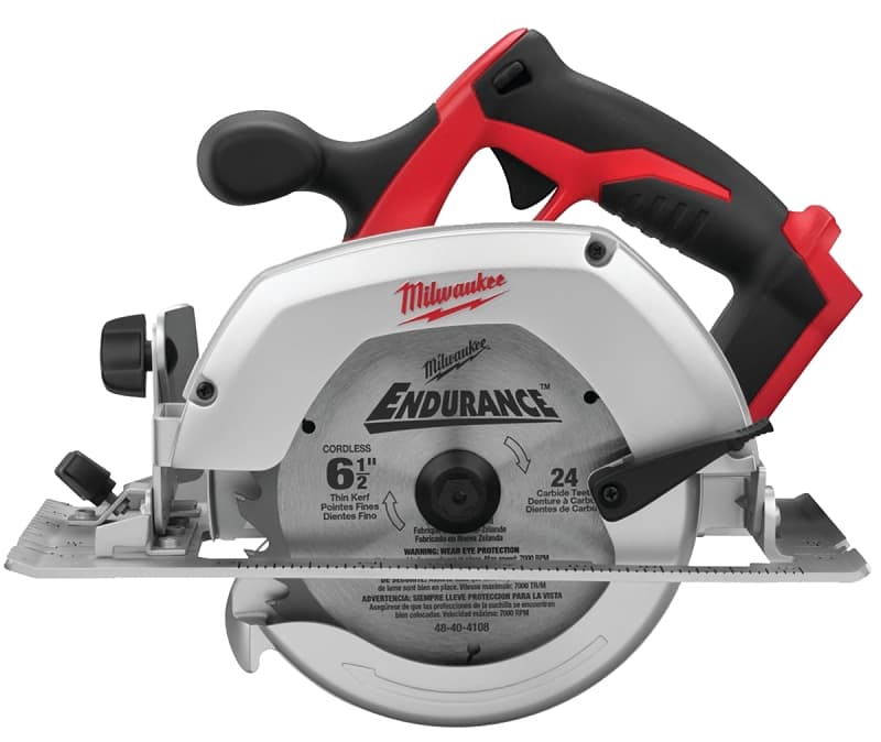 Milwaukee 2630-20 Circular Saw, Tool Only, 18 V, 2.8 Ah, 6-1/2 in Dia Blade, 50 deg Bevel – image 1