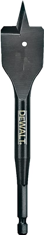 DEWALT DW1584 Spade Drill Bit, 1-1/4 in Dia, 6 in OAL, 1/4 in Dia Shank, Hex Shank – image 1