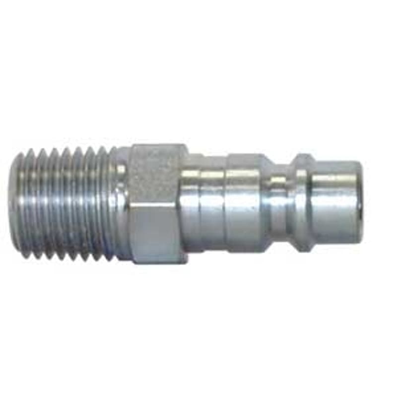 Topring 31.642C Coupler Plug, 1/4 in, MNPT, Steel, Zinc, 2/PK – image 1