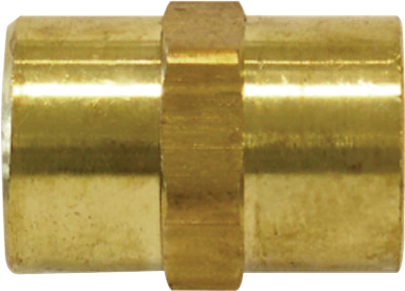 Topring 88.402 Hexagonal Hose Nipple, 1/4 in, FNPT, Brass – image 1