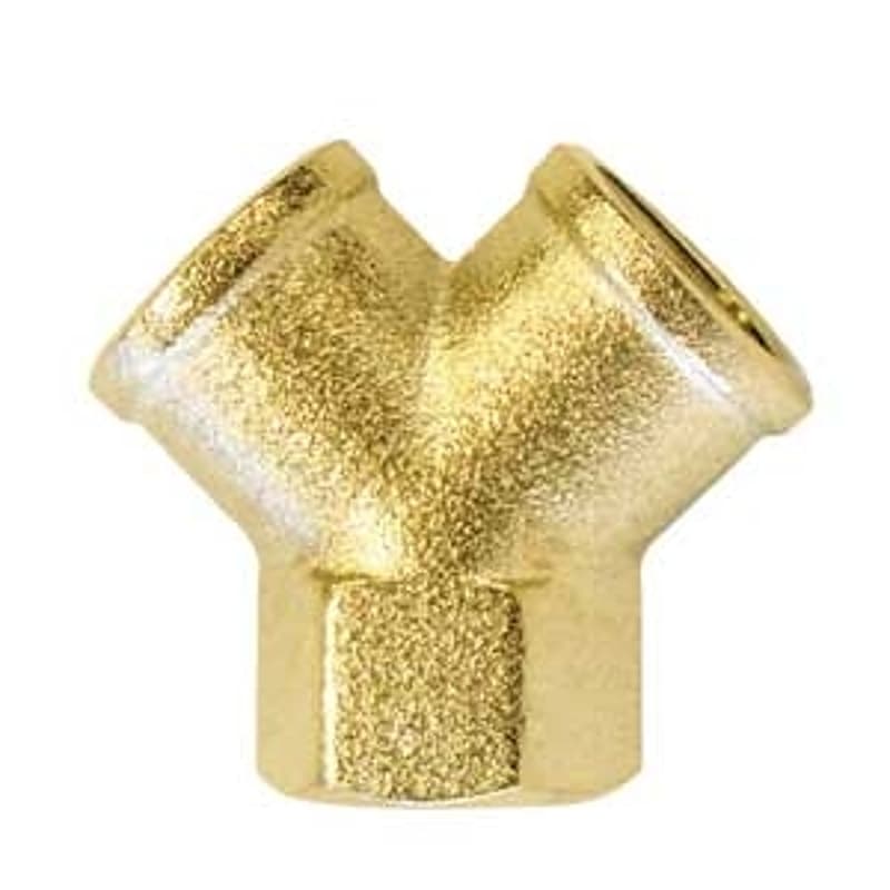 Topring 88.406 Air Compressor Manifold, 1/4 in, FNPT, Brass, Nickel – image 1