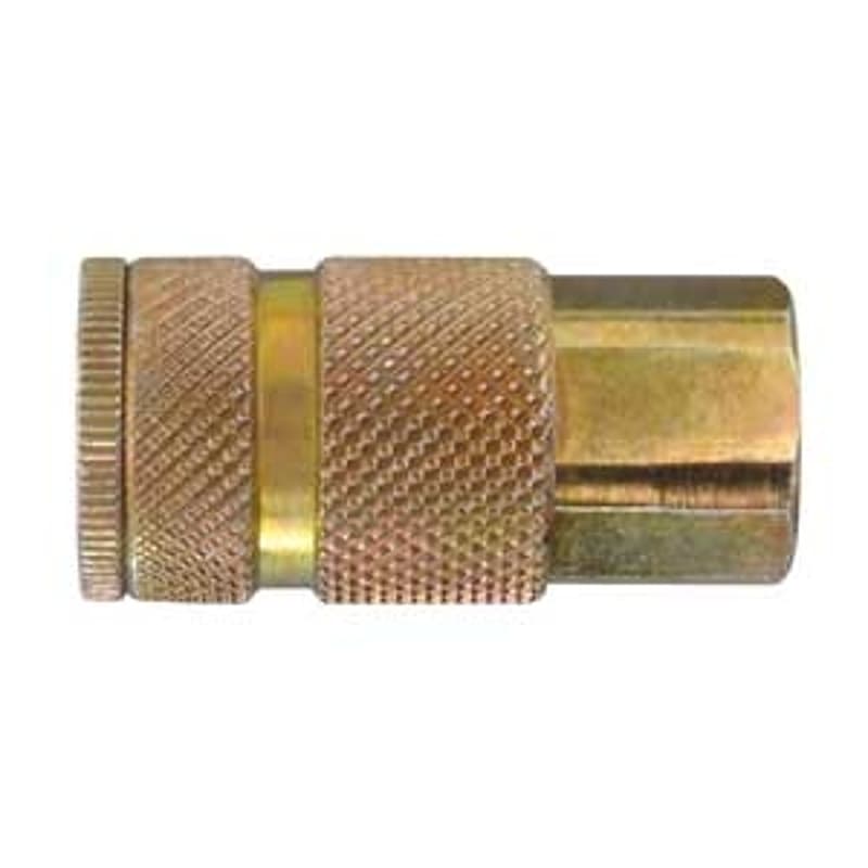 Topring 23.842C Quick Manual Coupler, 1/4 in, FNPT, Steel, Zinc – image 1