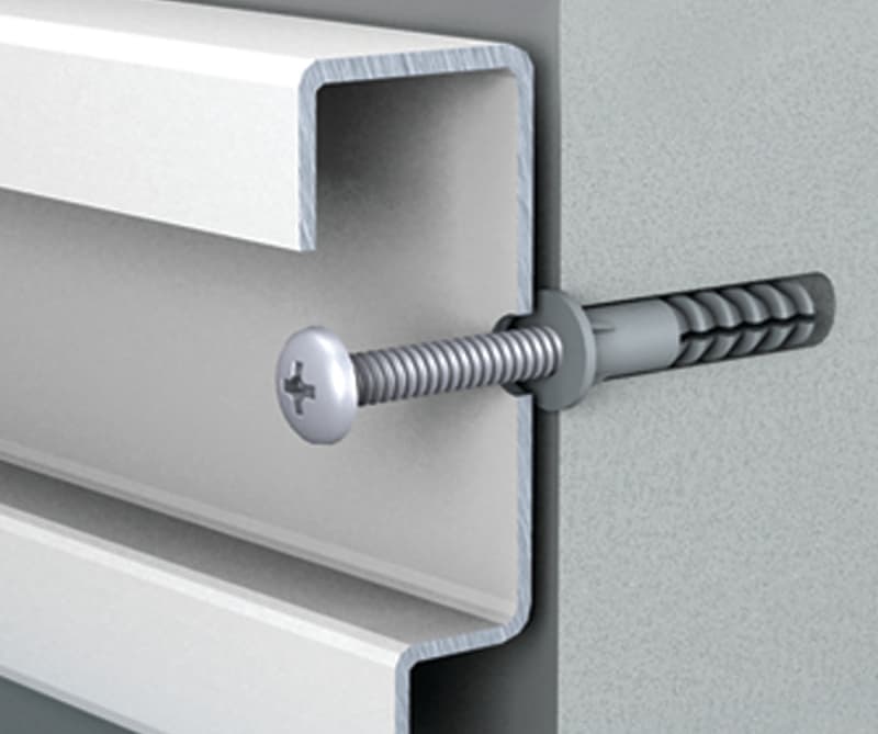 ClosetMaid ShelfTrack 2876 Mounting Hardware, Steel, White – image 1
