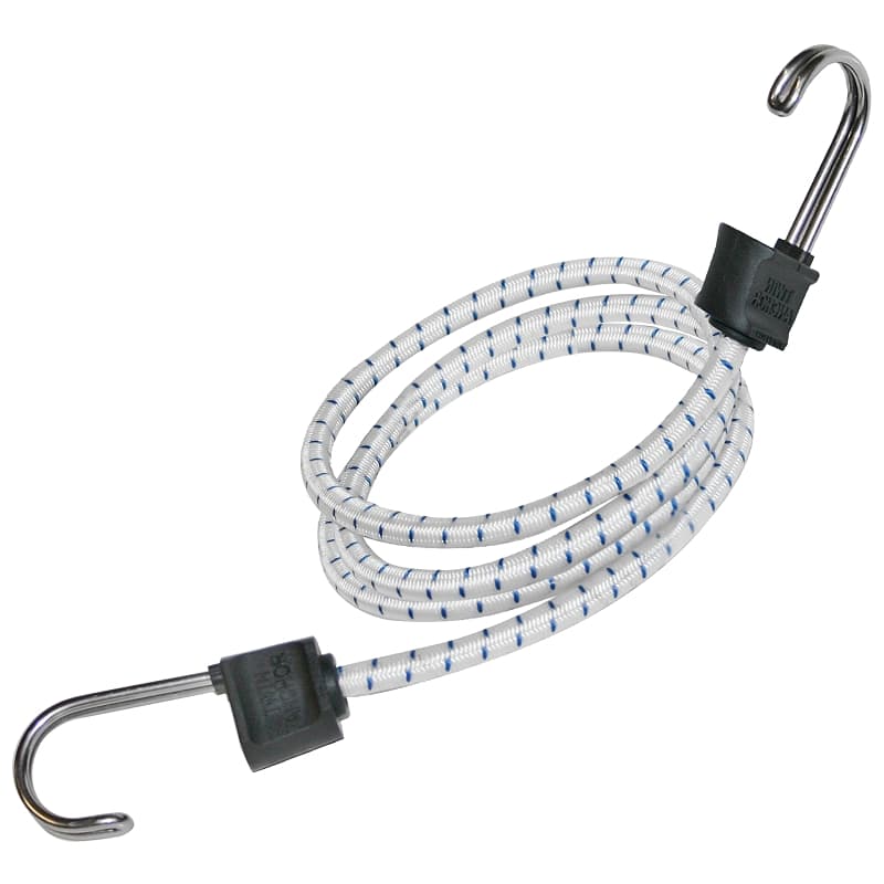 Keeper Twin Anchor 06276 Bungee Cord, 32 in L, Rubber, Hook End – image 1