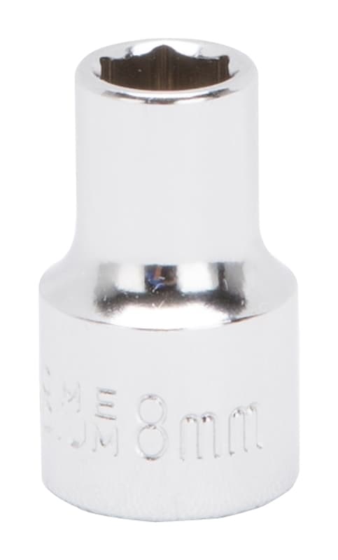 Vulcan MT6498604 Drive Socket, 8 mm Socket, 3/8 in Drive, 6-Point, Chrome Vanadium Steel, Chrome – image 1