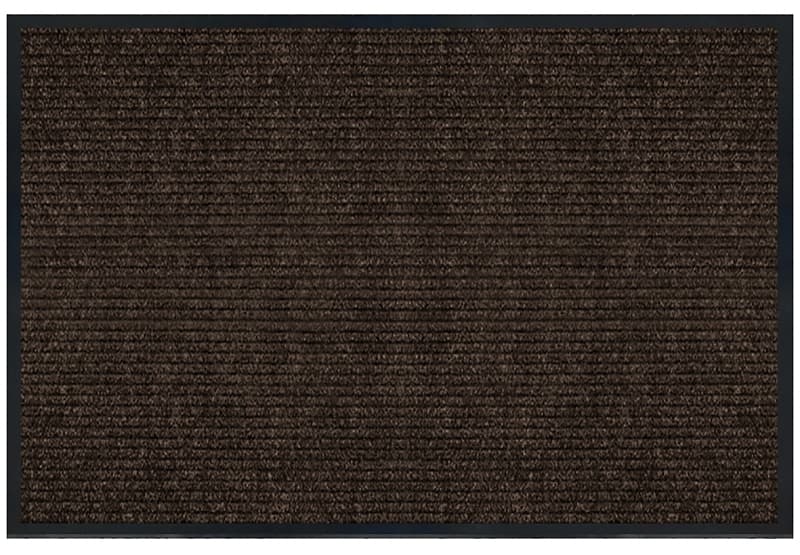 Multy Home Platinum MT1005379 Utility Floor Mat, 4 ft L, 3 ft W, Ribbed Pattern, Polypropylene Rug, Tan – image 1