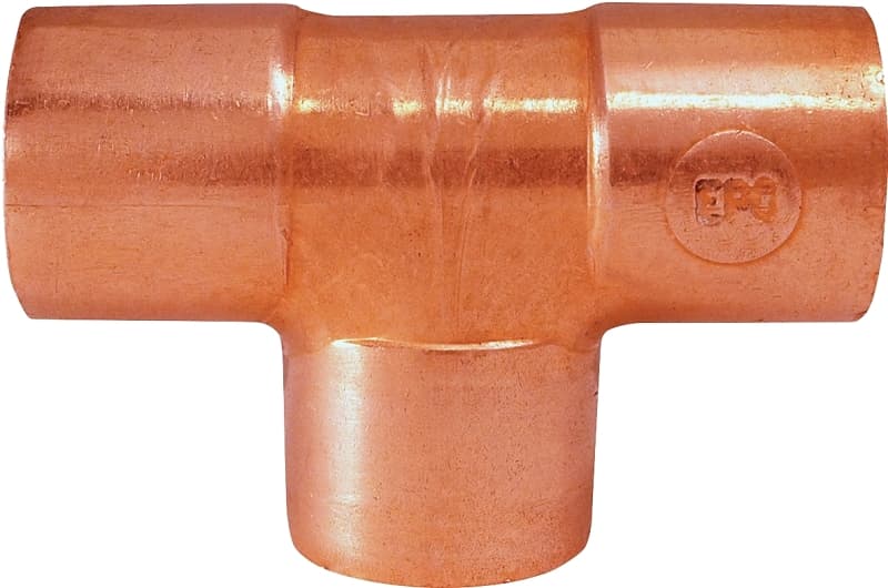 Elkhart Products 111 Series 32818 Pipe Tee, 1 in, Sweat, Copper – image 1