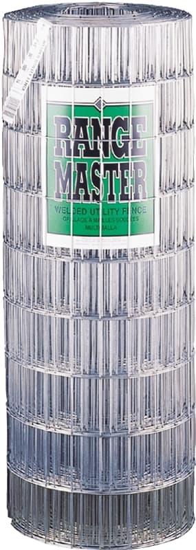 Rangemaster 7755 Welded Utility Fence, 50 ft L, 72 in H, 2 x 4 in Mesh, 14 Gauge, Galvanized – image 1