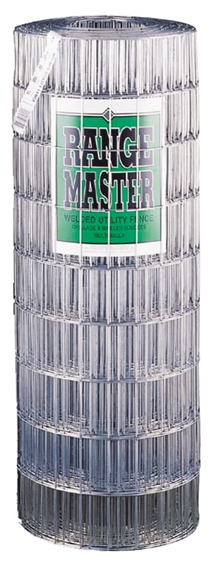 Rangemaster 7754 Welded Utility Fence, 50 ft L, 60 in H, 2 x 4 in Mesh, 14 Gauge, Galvanized – image 1