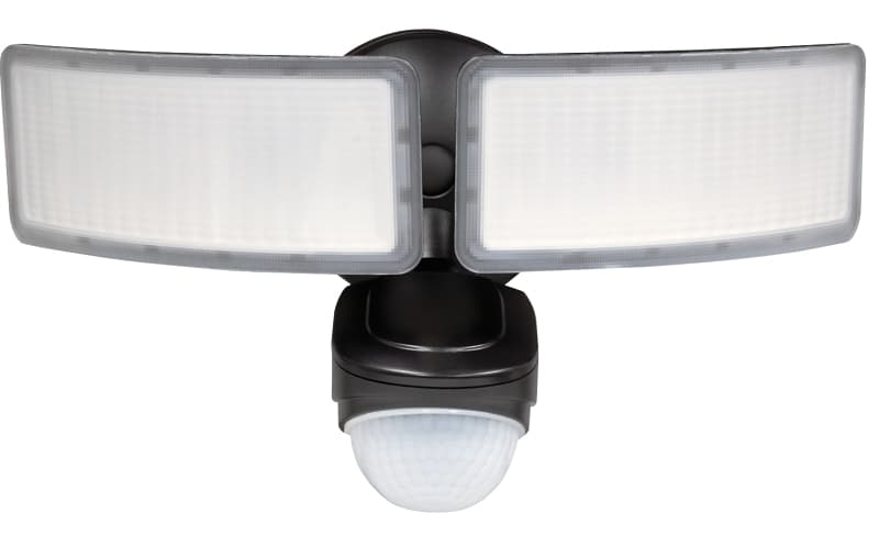 PowerZone O-OV-2200M-PB Security Light, 110/240 V, 24 W, 2-Lamp, LED Lamp, Daylight Light, 2400 Lumens – image 1