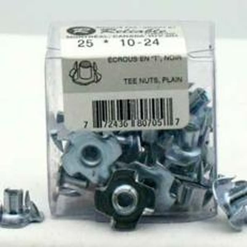 Reliable TNZ51618VP T-Nut, 5/16-18 Thread, Steel, Zinc, 25/BX – image 1