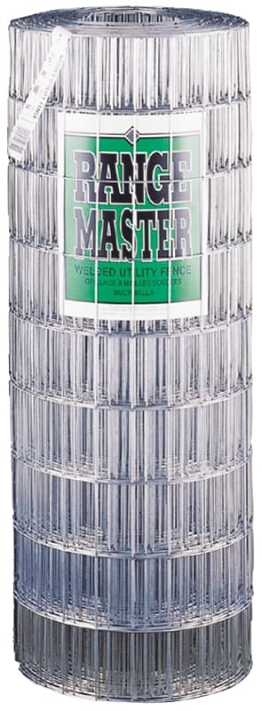 Rangemaster 7743 Welded Utility Fence, 100 ft L, 48 in H, 2 x 4 in Mesh, 14 Gauge, Galvanized – image 1