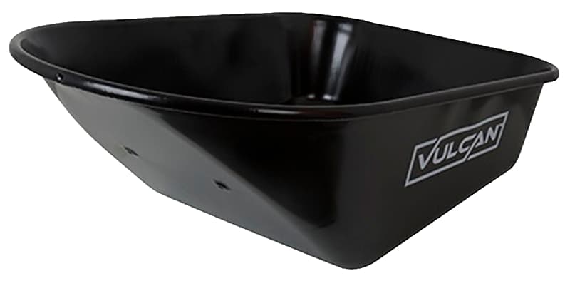 Vulcan 34886 Wheelbarrow Tray, 6 cu-ft, Steel, Black – image 1