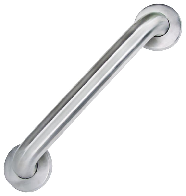 Boston Harbor SG01-01&0112 Grab Bar, 12 in L Bar, Stainless Steel, Wall Mounted Mounting – image 1