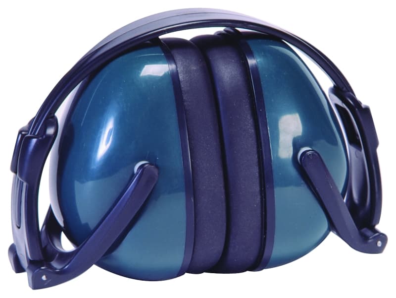 Safety Works SWX00115 Foldable Ear Muffs, One-Size, 26 dB NRR, Adjustable Headband, PVC – image 1