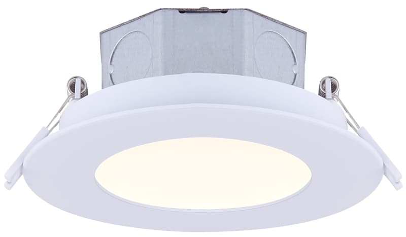 Canarm DL-4-9RR-WH-C Downlight, 120 V, LED Lamp, White – image 1