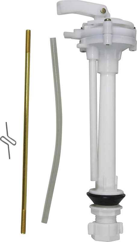 ProSource 24419-3L Toilet Ballcock, Plastic, White, Anti-Siphon: Yes, For: 8-1/2 Toilet Tanks in – image 1