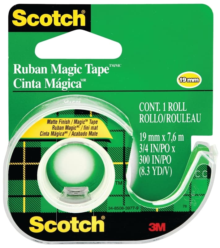 Scotch Magic 105NA Office Tape, 7.62 m L, 19 mm W – image 1